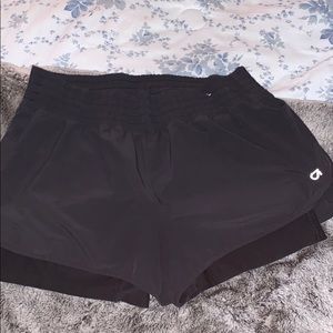 Black Gap shorts with built in spandex